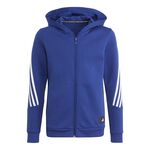adidas Bekleidung adidas Freelift 3-Stripes Sweatjacke Jungen - blau, weiß