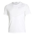 Nike Bekleidung Nike Dri-Fit Rise 365 Laufshirt Herren-Weiß,Silber