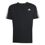 adidas Bekleidung adidas Own The Run 3S Laufshirt Herren-Schwarz,Weiß