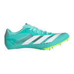 adidas Laufschuhe adidas Sprintstar Spikeschuh Unisex-türkis, weiß