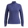 Zeroweight Warm Mid Layer 1/2 Zip Laufshirt Damen-Blau