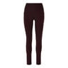 Road High Waist Lauftight Damen-Dunkelrot