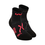 UYN Bekleidung UYN Super Fast Laufsocken 2er Pack Damen-Schwarz,Koralle