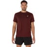 Core Laufshirt Herren-Weinrot