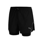 Puma Bekleidung Puma Ultraweave 2in1 5in Laufshorts Herren-Schwarz