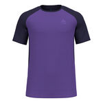 Odlo Bekleidung Odlo X-Alp Trail Laufshirt Herren-Lila,Schwarz