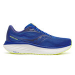 Saucony Laufschuhe Saucony Ride 18 Neutralschuh Herren-blau,zitronengelb