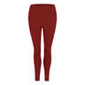 Road High Waist Lauftight Damen-Weinrot