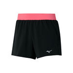 Mizuno Bekleidung Mizuno Alpha 4.5in Shorts Damen-Schwarz,Pink
