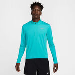 Nike Bekleidung Nike Pacer Half-Zip Longsleeve Laufshirt Herren-t&uuml;rkis