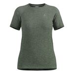 Odlo Bekleidung Odlo Essential Seamless Laufshirt Damen-oliv