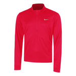 Nike Bekleidung Nike Pacer Half-Zip Longsleeve Laufshirt Herren-rot