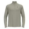 Essential 1/2 Zip Laufshirt Herren-grau