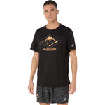 ASICS Bekleidung ASICS Fujitrail Logo Laufshirt Herren-Schwarz