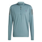 adidas Bekleidung adidas Own The Run Half-Zip Laufshirt Herren-Dunkelgrün