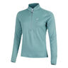 Road Winter 1/2 Zip Mid Layer Laufshirt Damen-Salbei