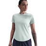 Swift Tee Laufshirt Damen-oliv, silber