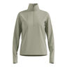 Essential Thermal Midlayer 1/2 Zip Laufshirt Damen-Oliv
