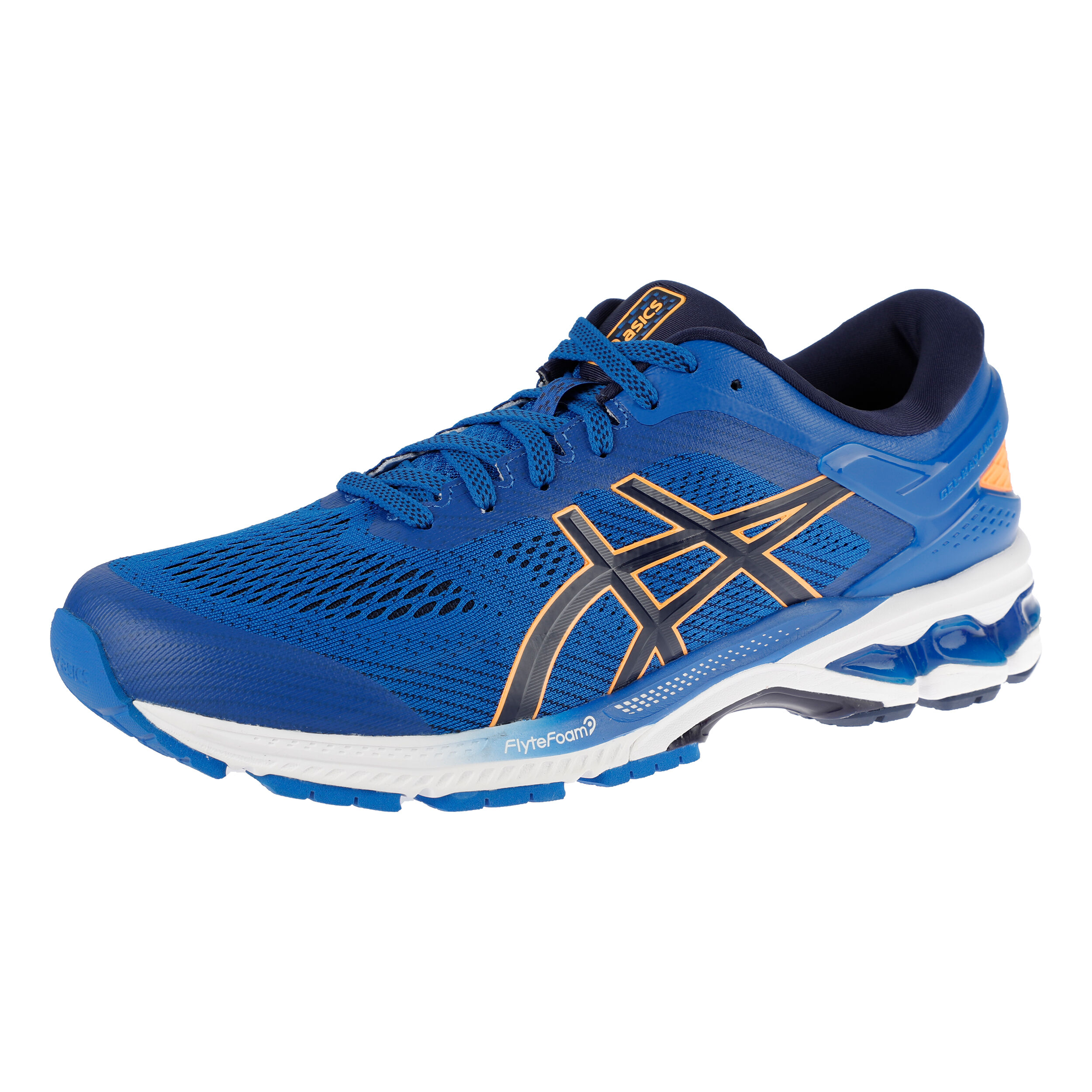 ASICS Gel Kayano 26 Stabilitatsschuh Herren Blau WeiB online kaufen Running Point CH