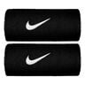 Swoosh Doublewide Schweißband 2er Pack-Schwarz,Weiß