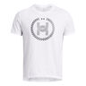 Run Everywhere Wreath Laufshirt Herren - weiß, grau
