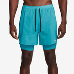 Nike Bekleidung Nike Stride 2in1 5in Laufshorts Herren-Türkis