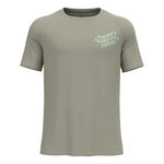 Odlo Bekleidung Odlo Essential Print Laufshirt Herren-Khaki