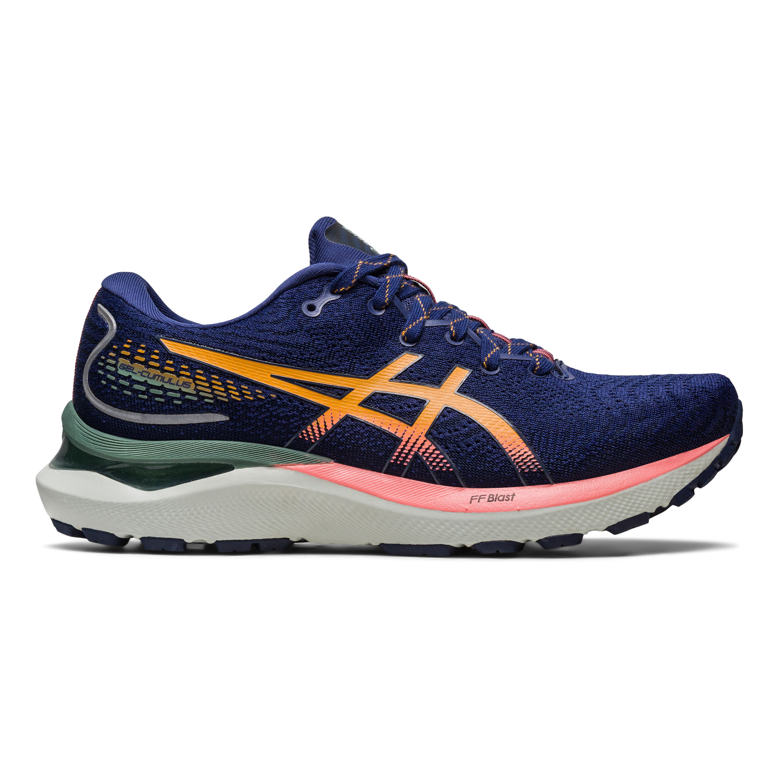ASICS Gel Cumulus 24 TR Trailschuh Damen Blau Orange online kaufen Running Point CH